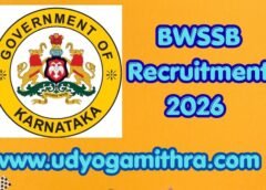 BWSSB Recruitment 2026