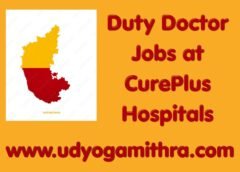 Duty Doctor Jobs at CurePlus Hospitals
