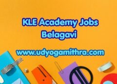 KLE Academy Jobs Belagavi