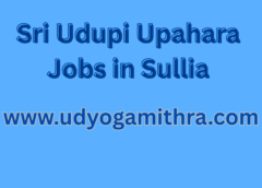 Sri Udupi Upahara Jobs Sullia