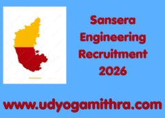 Sansera Engineering Recruitment 2026